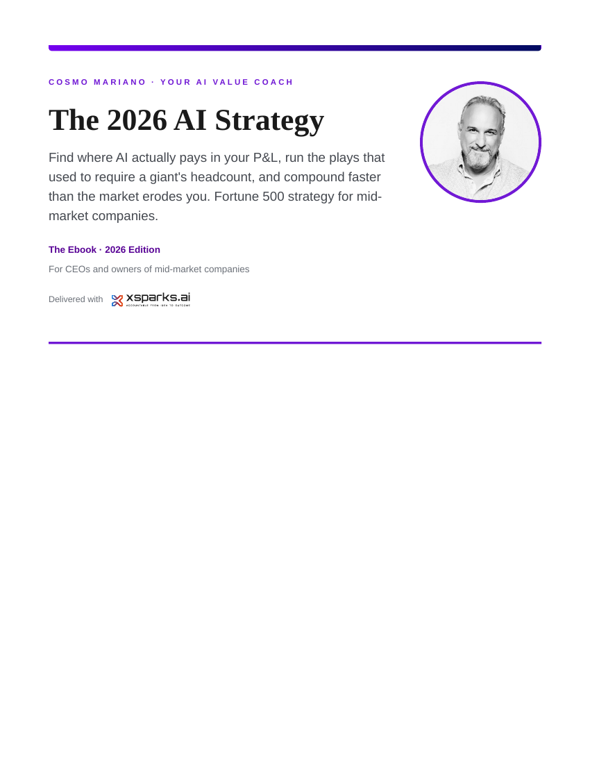 The 2026 AI Strategy cover